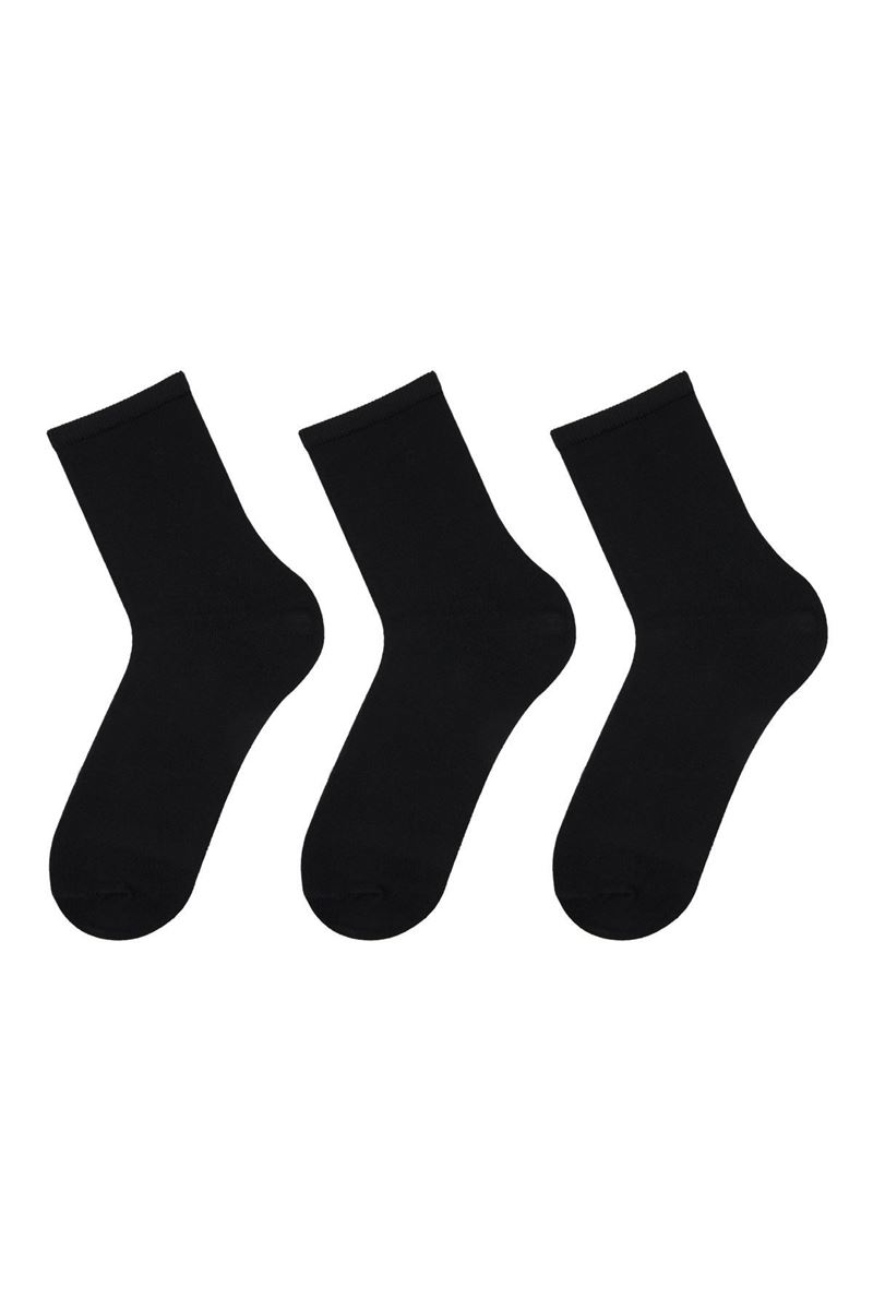 BROSS SIMPLE BAMBOO WOMEN S SOCKS BLACK