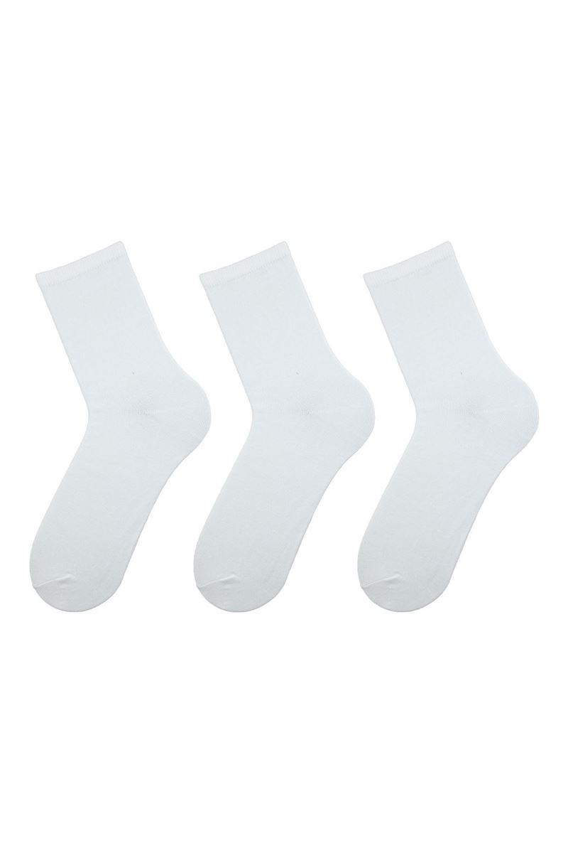 BROSS SIMPLE BAMBOO WOMEN S SOCKS WHITE