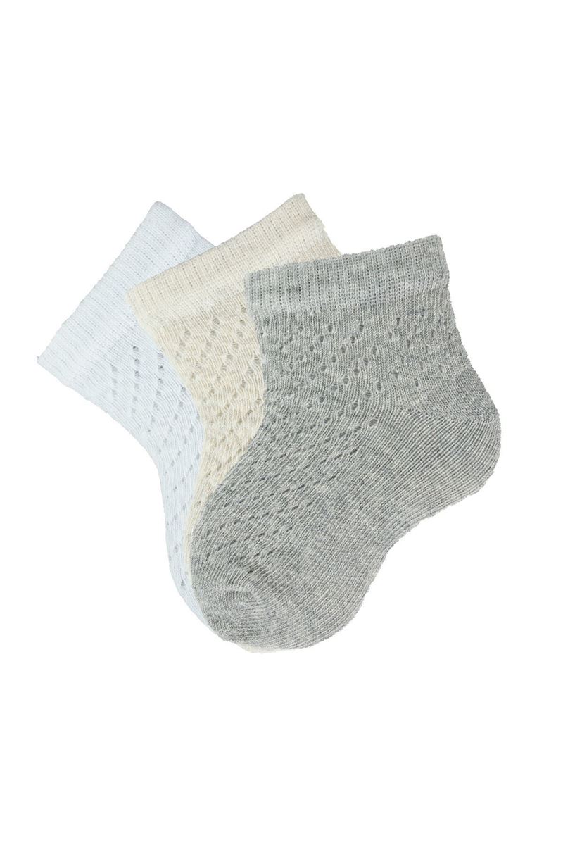 BROSS BABY NETTING CREW SOCKS ASORTY