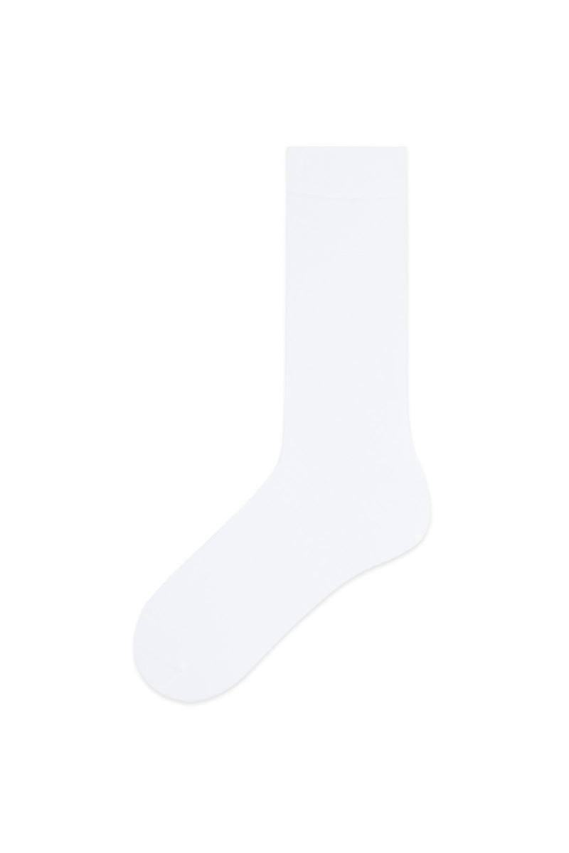 BROSS SIMPLE MEN S SOCKS WHITE