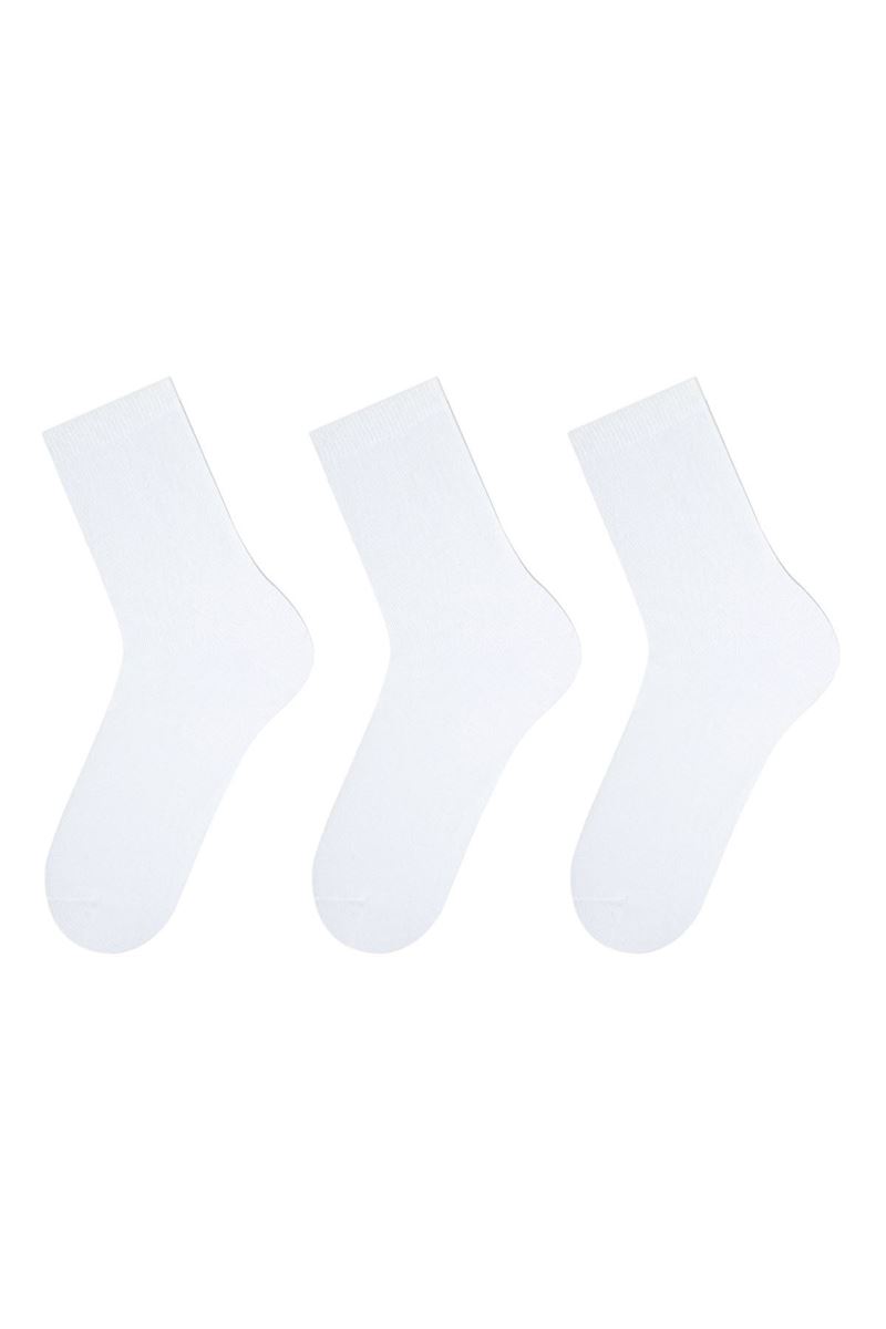 BROSS SIMPLE WOMEN S SOCKS WHITE