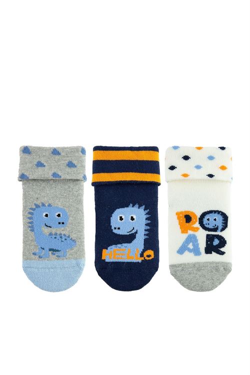 Roar Dınosaur Baby Boys’ Terry Socks 12