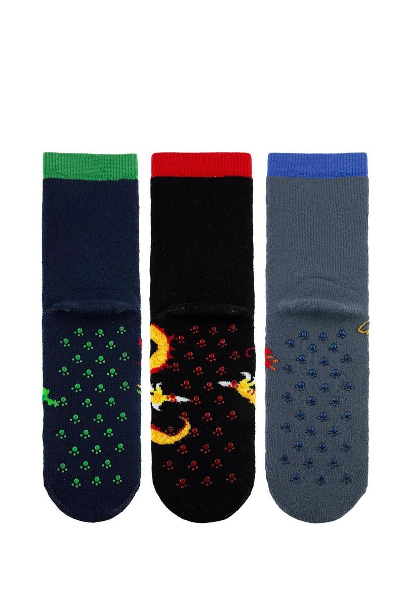 BROSS DRAGON BOYS' TERRY SOCKS ASORTY