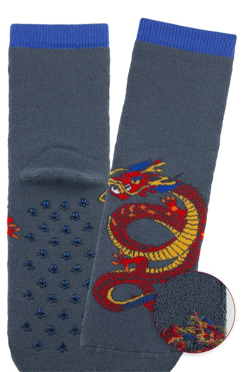 BROSS DRAGON BOYS' TERRY SOCKS ASORTY