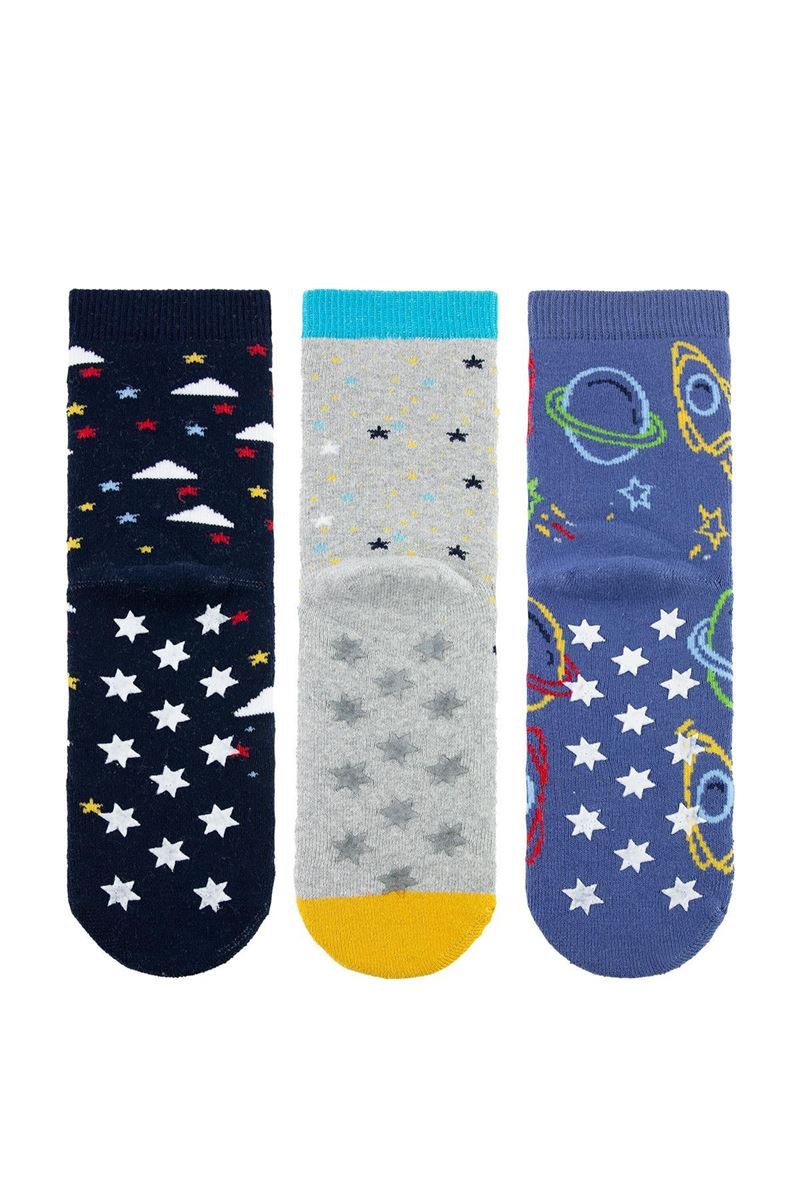 BROSS SPACE UFO BOYS’ TERRY SOCKS ASORTY