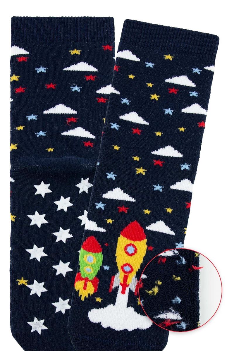 BROSS SPACE UFO BOYS’ TERRY SOCKS ASORTY