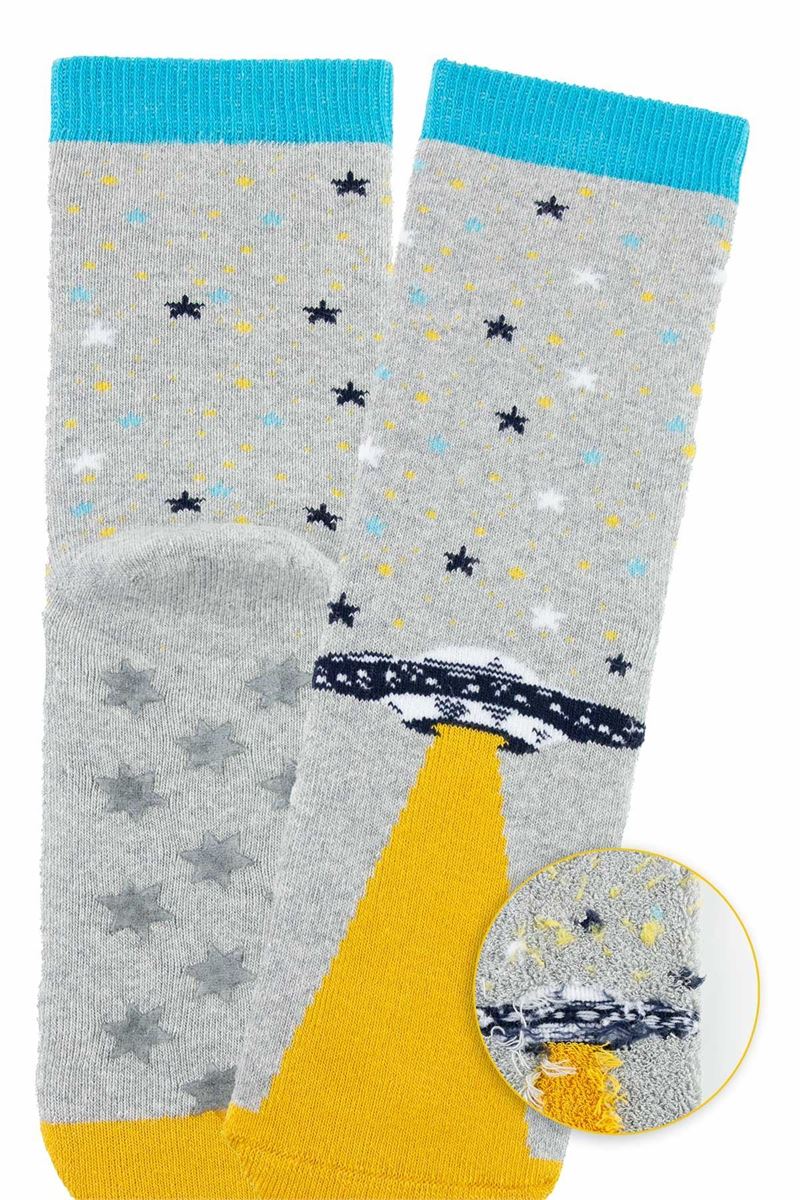 BROSS SPACE UFO BOYS’ TERRY SOCKS ASORTY