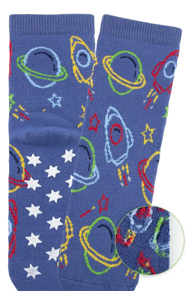 BROSS SPACE UFO BOYS’ TERRY SOCKS ASORTY