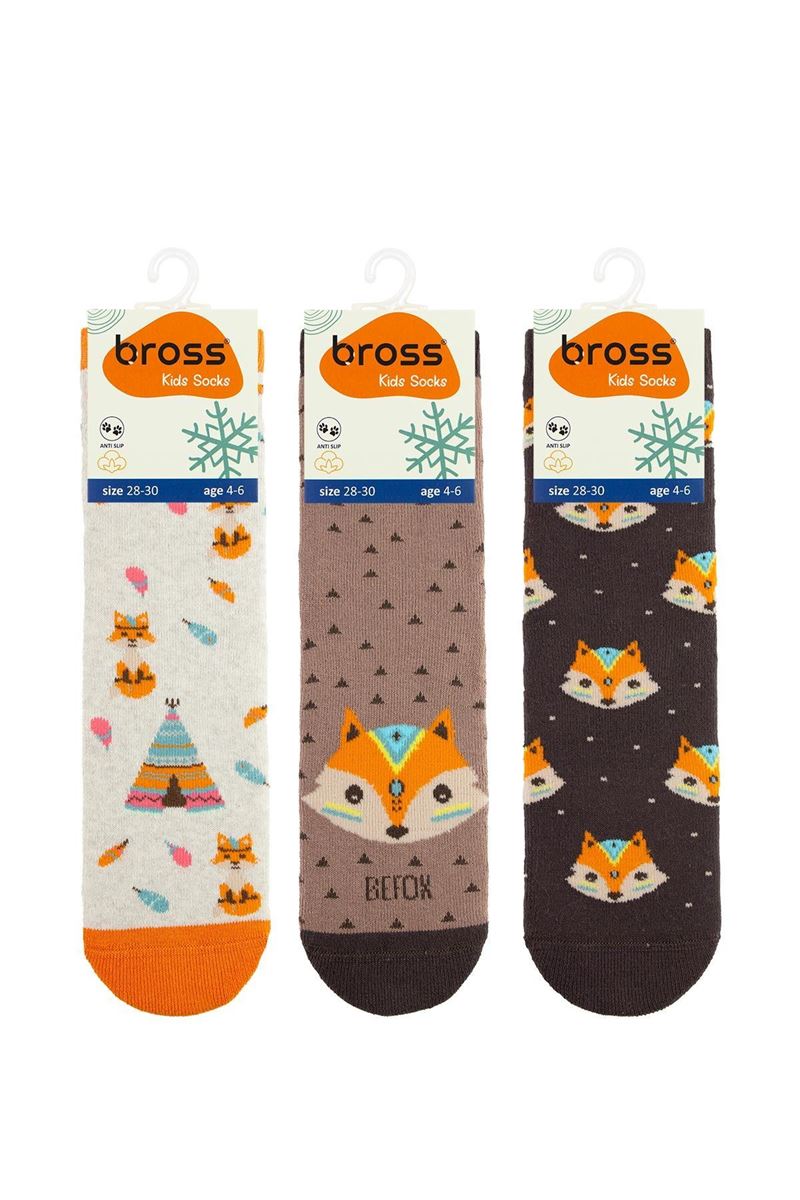 BROSS FOX BOYS’ TERRY SOCKS ASORTY