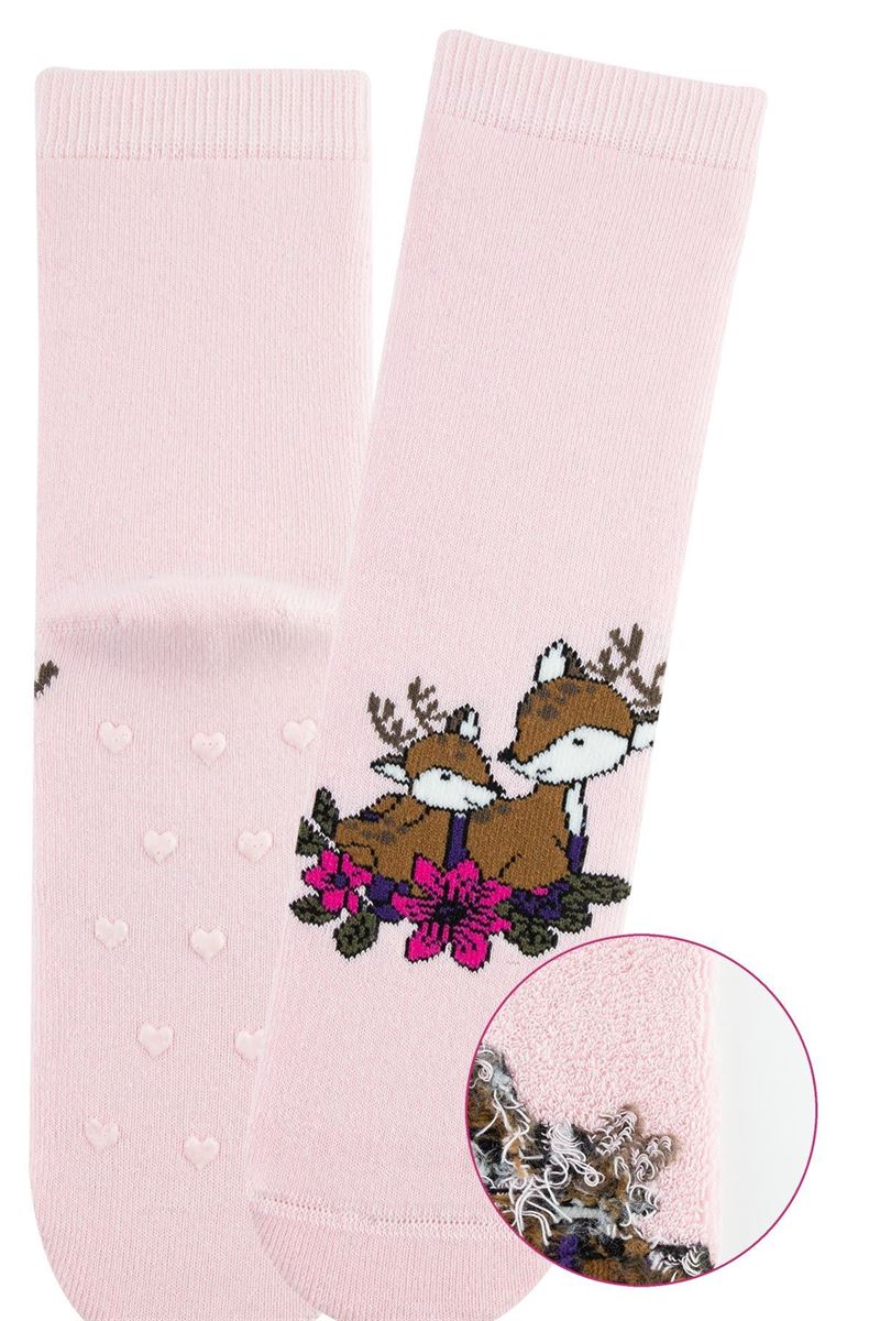 BROSS DEER GIRLS’ TERRY SOCKS ASORTY