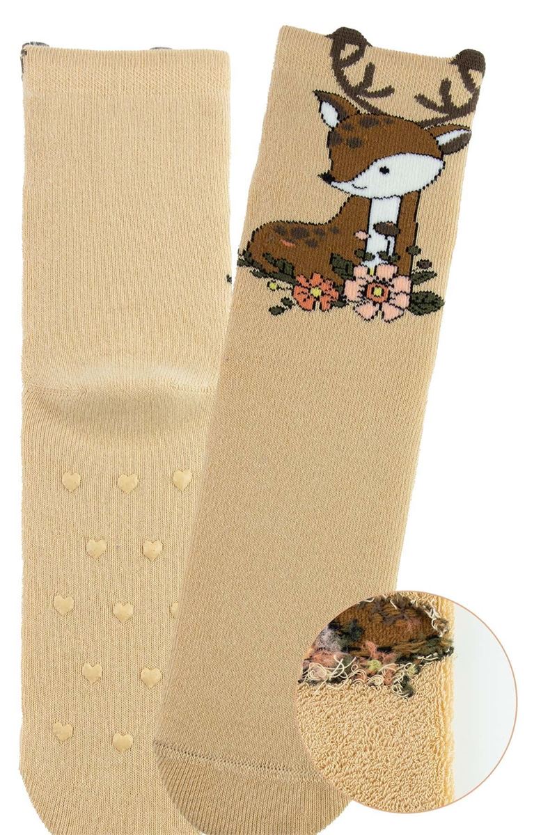 BROSS DEER GIRLS’ TERRY SOCKS ASORTY