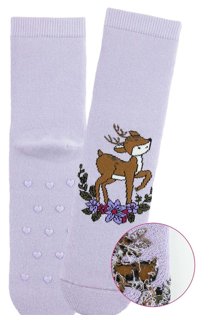 BROSS DEER GIRLS’ TERRY SOCKS ASORTY