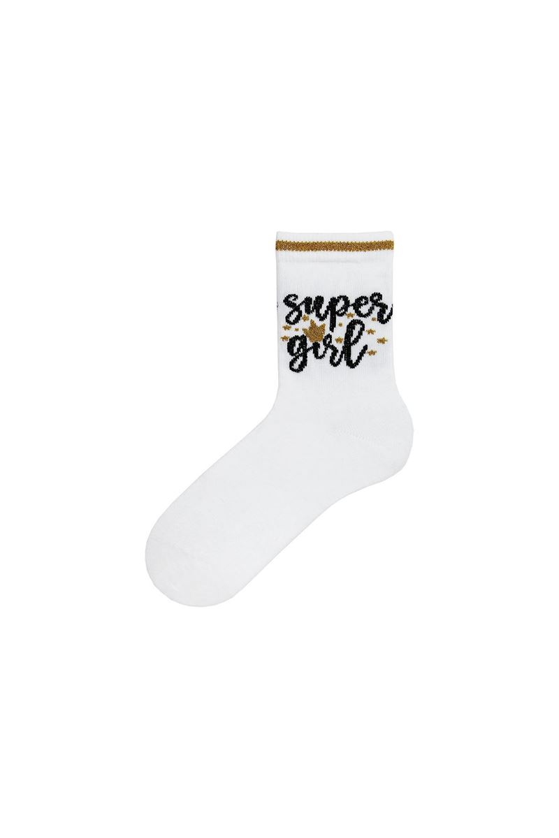 BROSS GIRL CREW SOCKS GIRL PATTERNED ASORTY