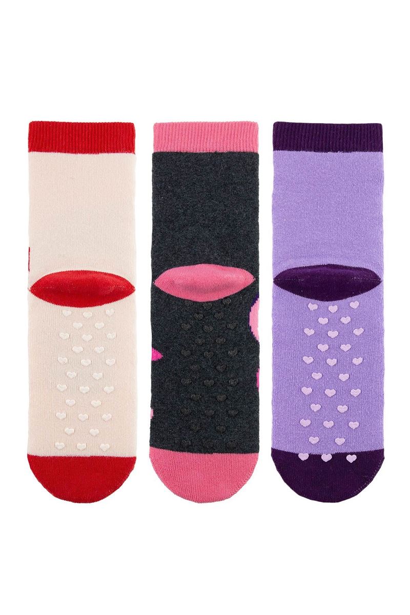 BROSS CUTE WITCH GIRLS’ TERRY SOCKS ASORTY