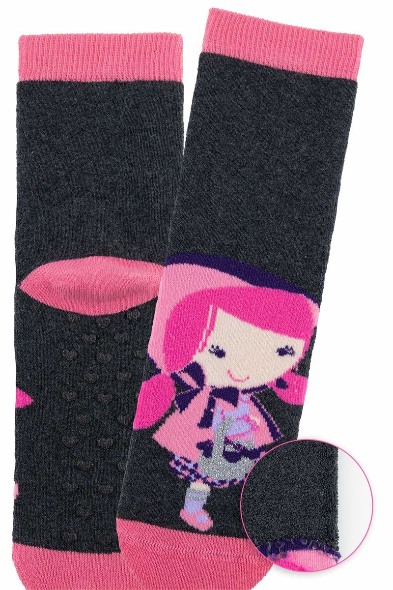 BROSS CUTE WITCH GIRLS’ TERRY SOCKS ASORTY