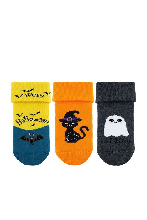 Halloween Baby Boys’ Terry Socks 12