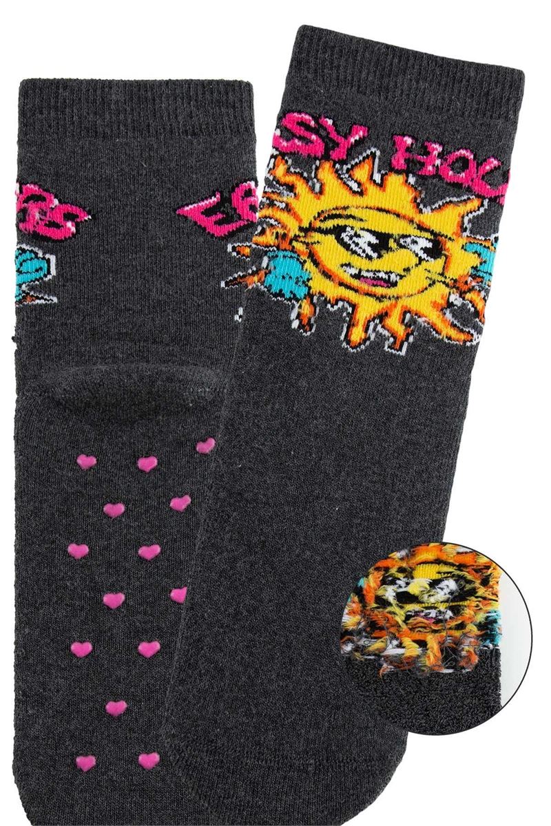 BROSS HAPPY GIRLS' TERRY SOCKS ASORTY