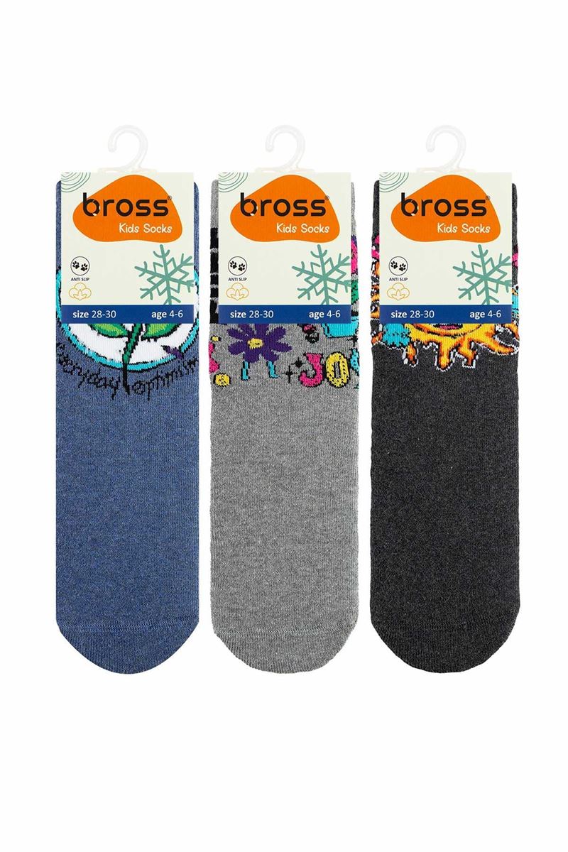 BROSS HAPPY GIRLS' TERRY SOCKS ASORTY