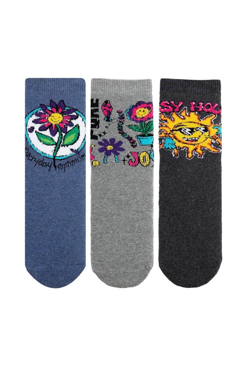 BROSS HAPPY GIRLS' TERRY SOCKS ASORTY