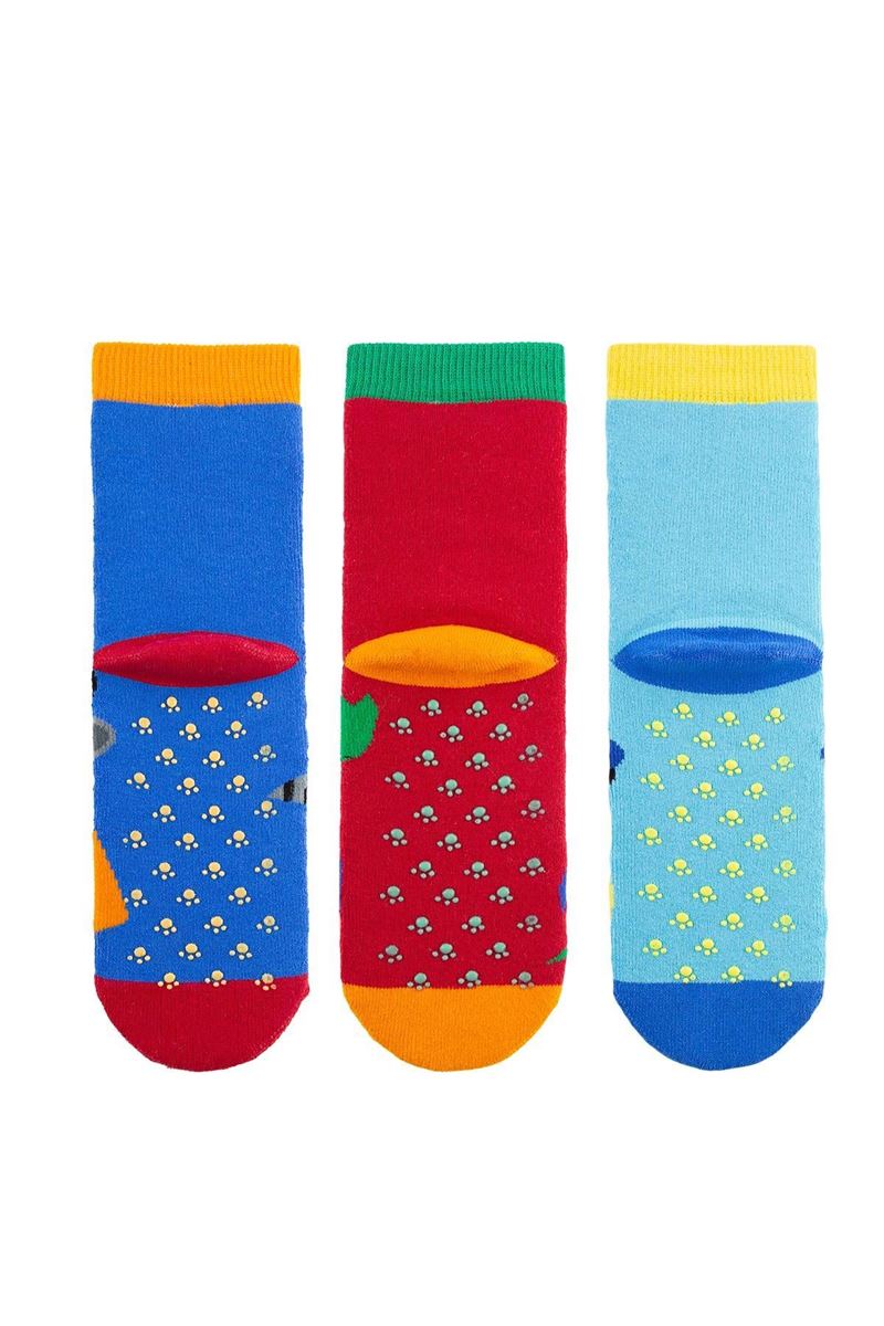 BROSS HEROS BOYS' TERRY SOCKS ASORTY