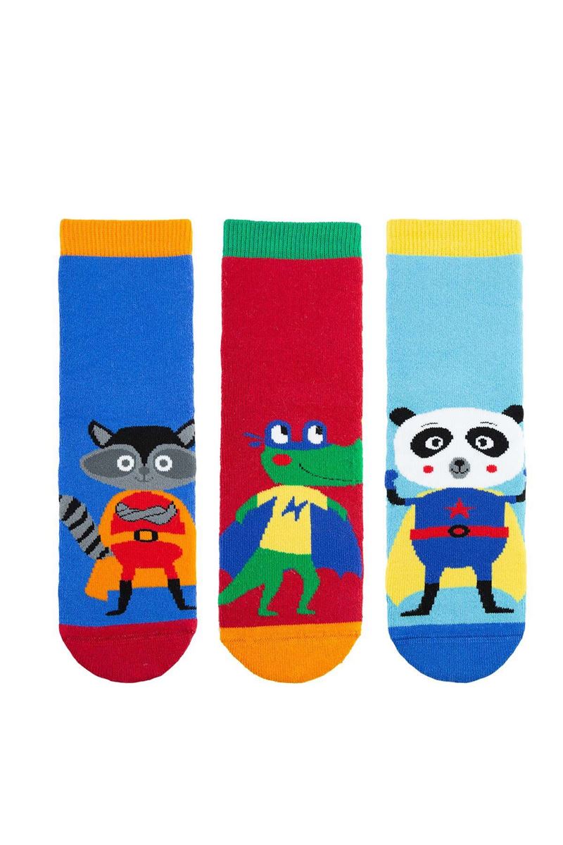 BROSS HEROS BOYS' TERRY SOCKS ASORTY