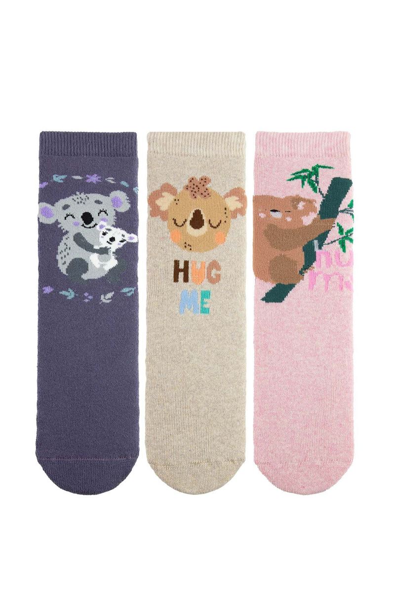 BROSS HUG ME GIRLS’ TERRY SOCKS ASORTY