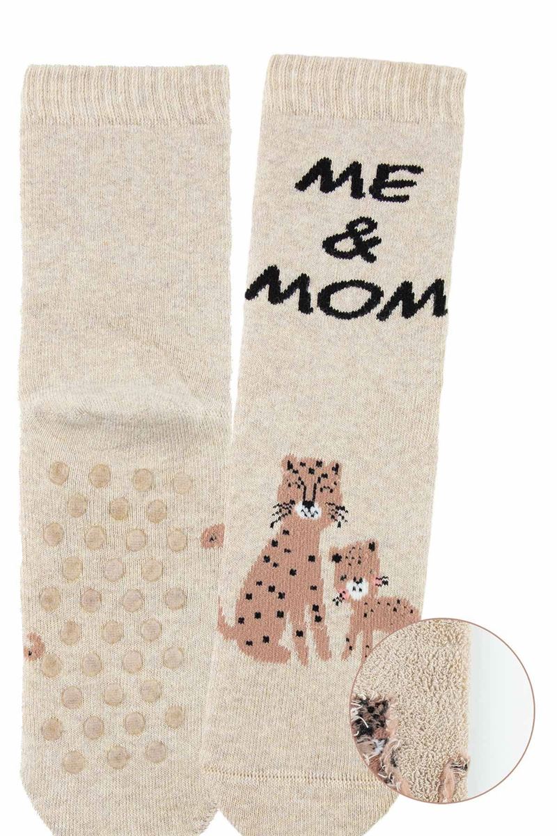 BROSS ME & MOM ANIMAL GIRLS’ TERRY SOCKS ASORTY