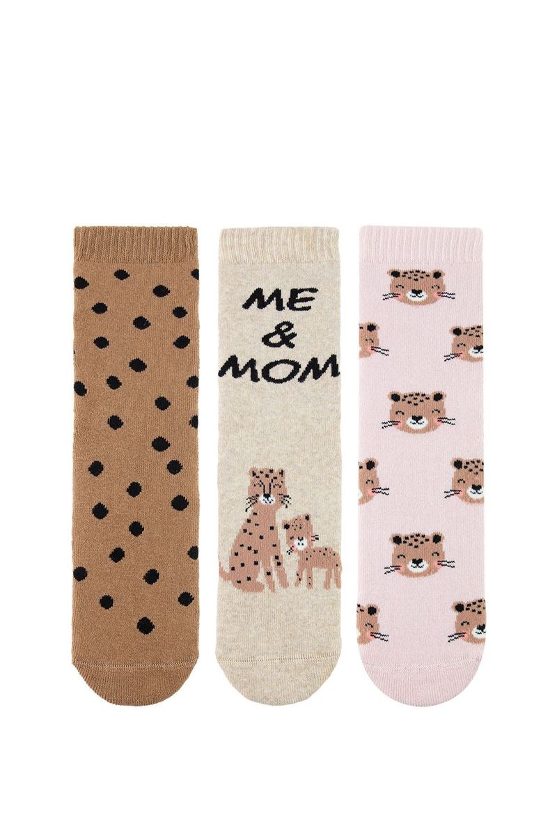 BROSS ME & MOM ANIMAL GIRLS’ TERRY SOCKS ASORTY