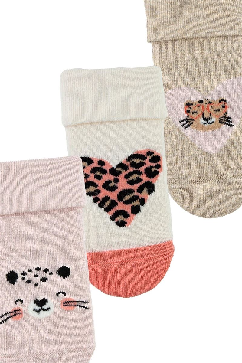 BROSS LEOPAR BABY GIRLS’ TERRY SOCKS ASORTY