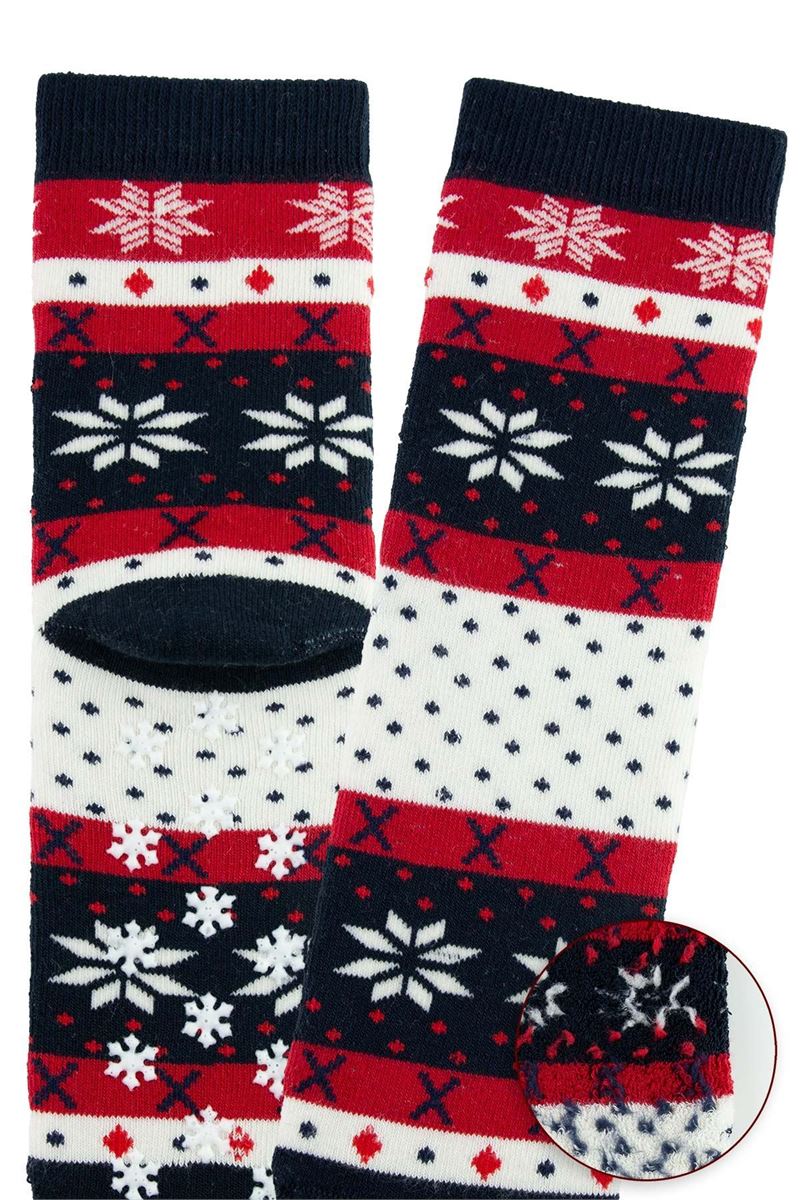 BROSS SNOW GIRLS' TERRY SOCKS ASORTY