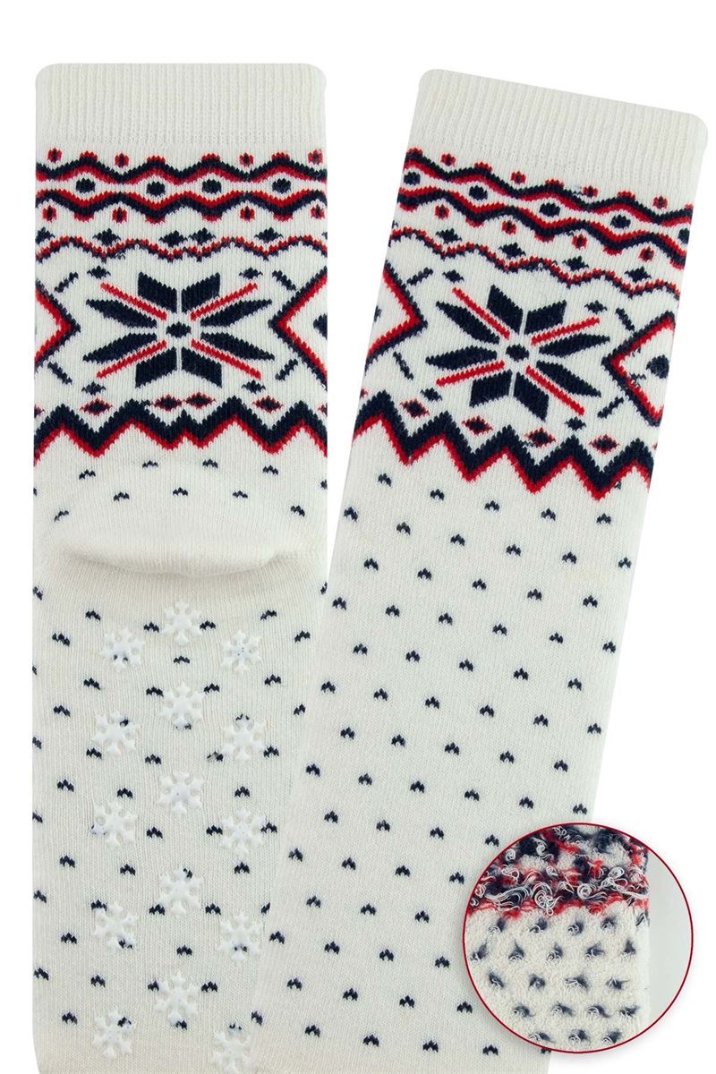 BROSS SNOW GIRLS' TERRY SOCKS ASORTY