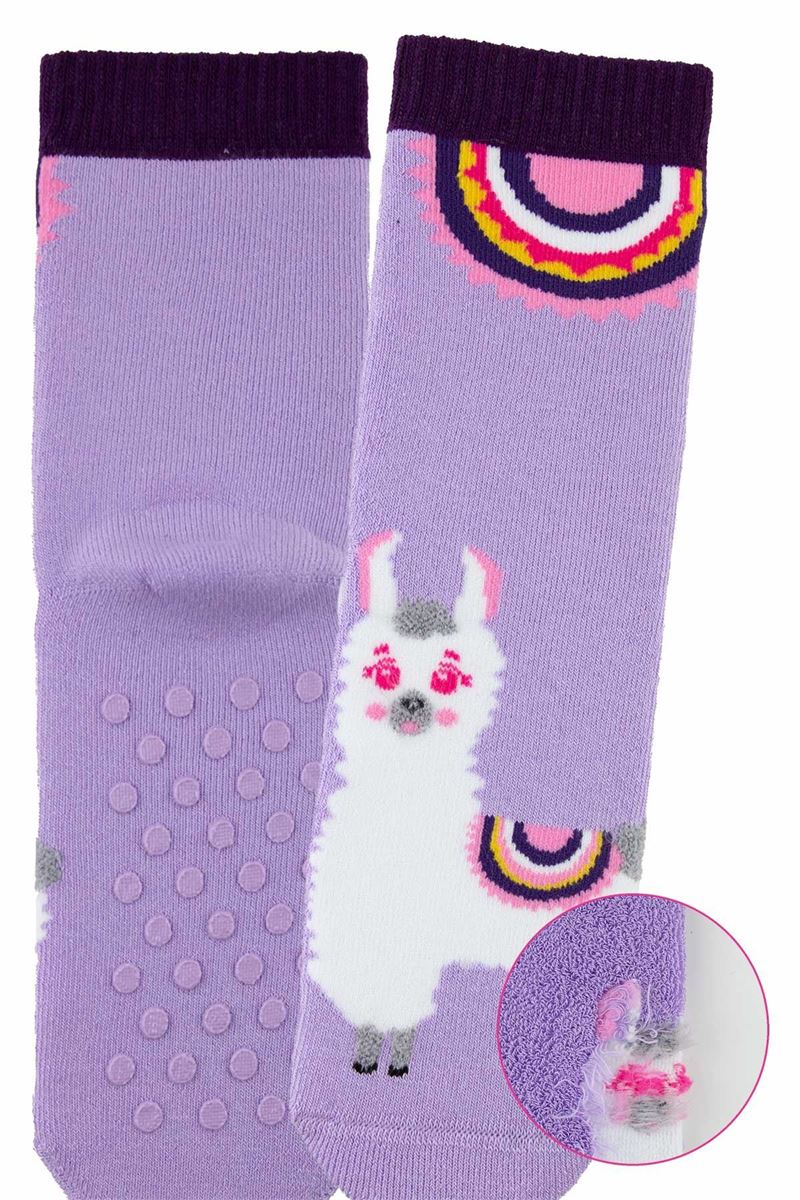 BROSS PINKY ANIMAL GIRLS’ TERRY SOCKS ASORTY