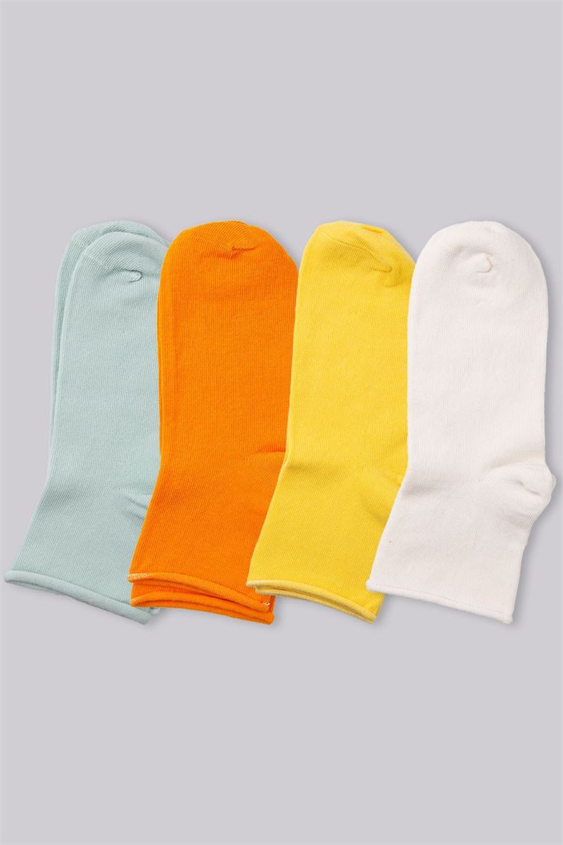 BROSS WOMEN NON-RUBBER CREW SOCKS 