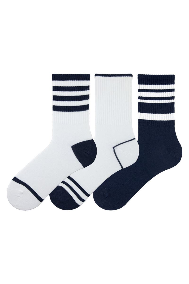 BROSS MAN MID-CALF SOCKS LINE ASORTY