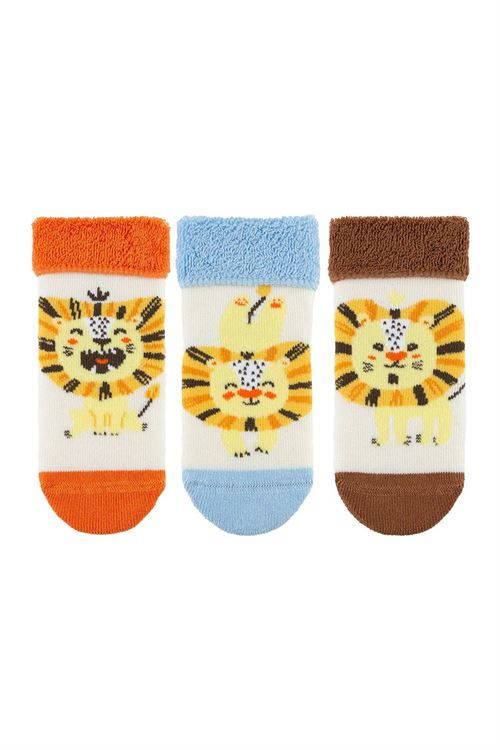 Jumpıng Lıon Baby Boys’ Terry Socks 12