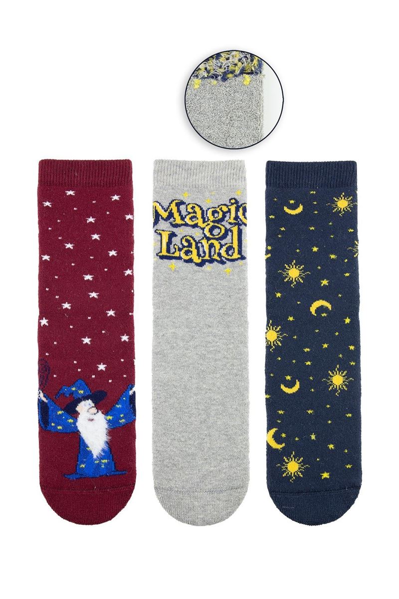 BROSS MAGIC LAND BOYS’ TERRY SOCKS ASORTY