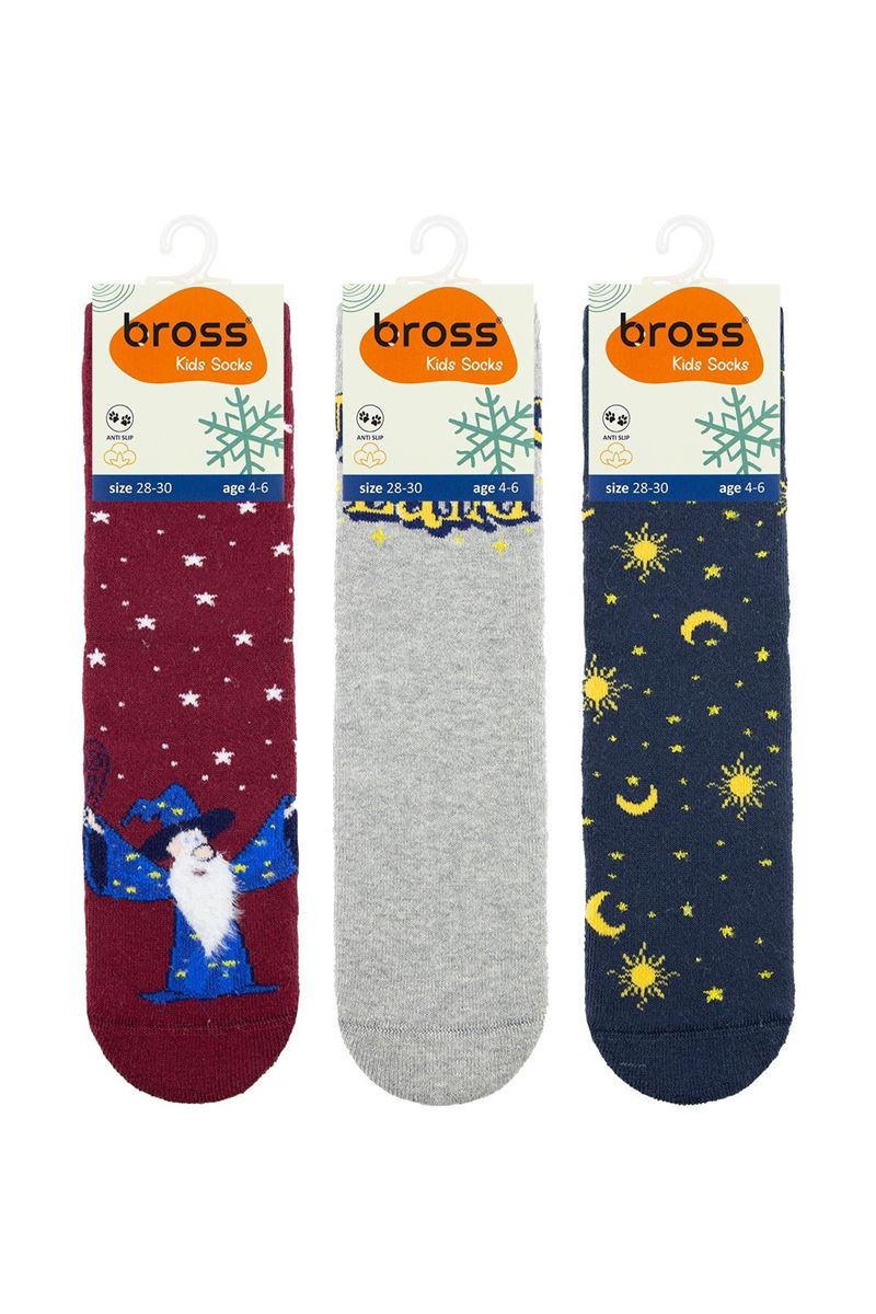 BROSS MAGIC LAND BOYS’ TERRY SOCKS ASORTY