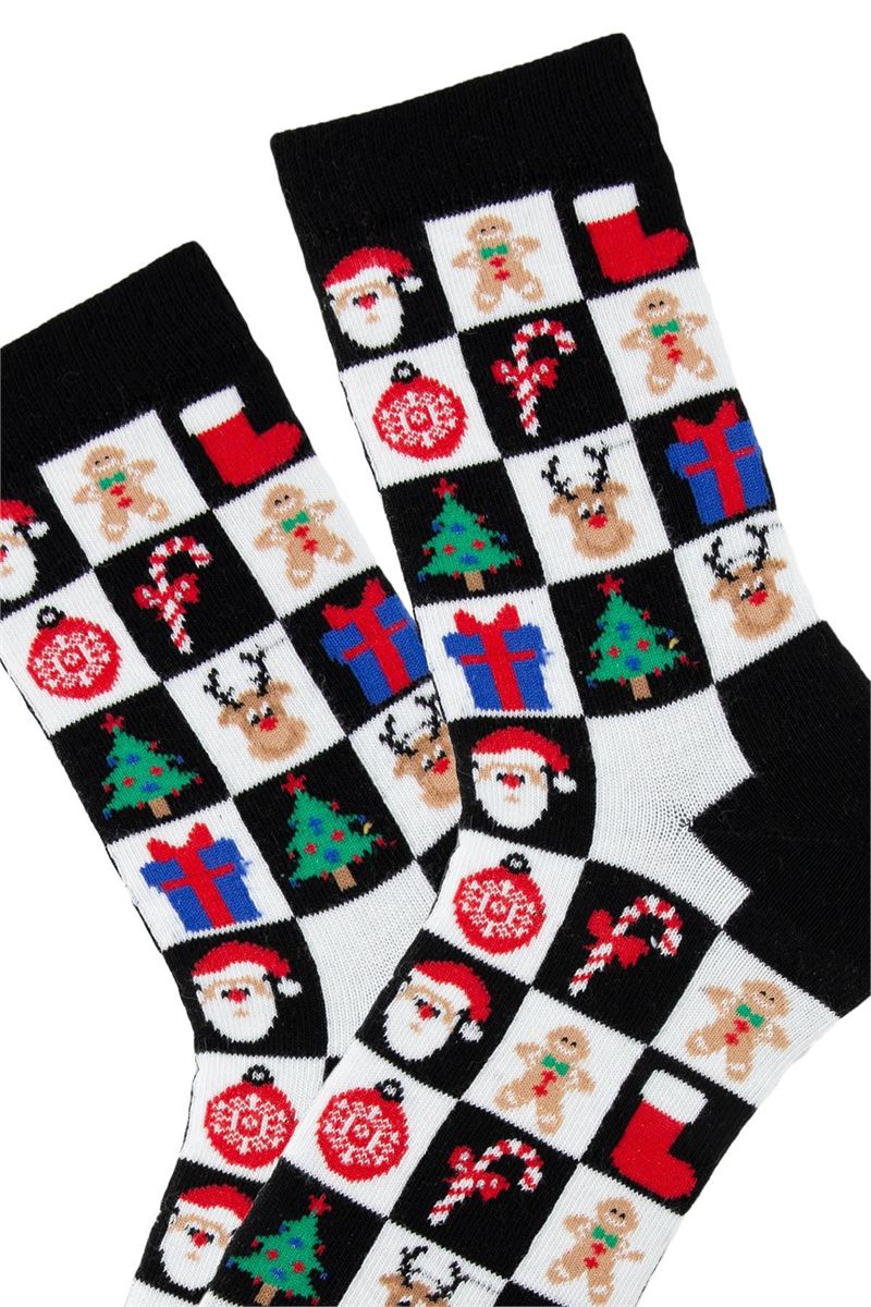 BROSS WOMEN CHRISTMAS CREW SOCKS ASORTY