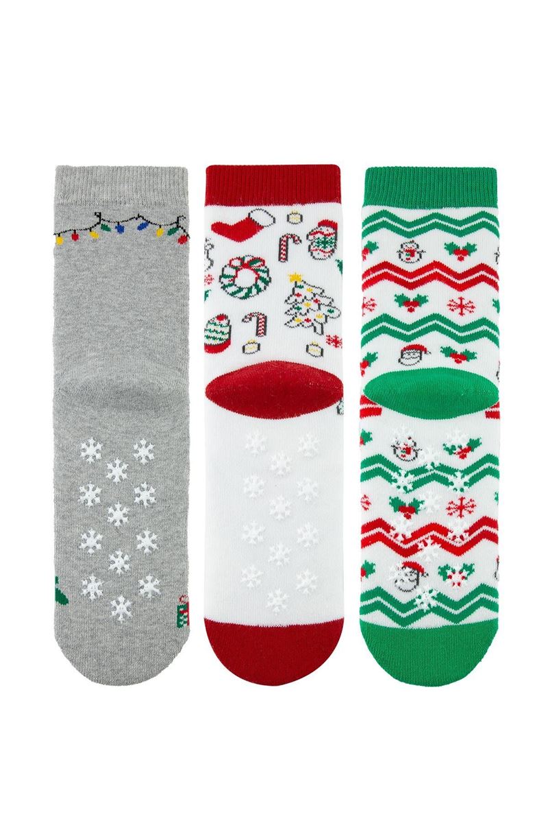 BROSS NEW YEAR GIFTS BOYS’ TERRY SOCKS ASORTY