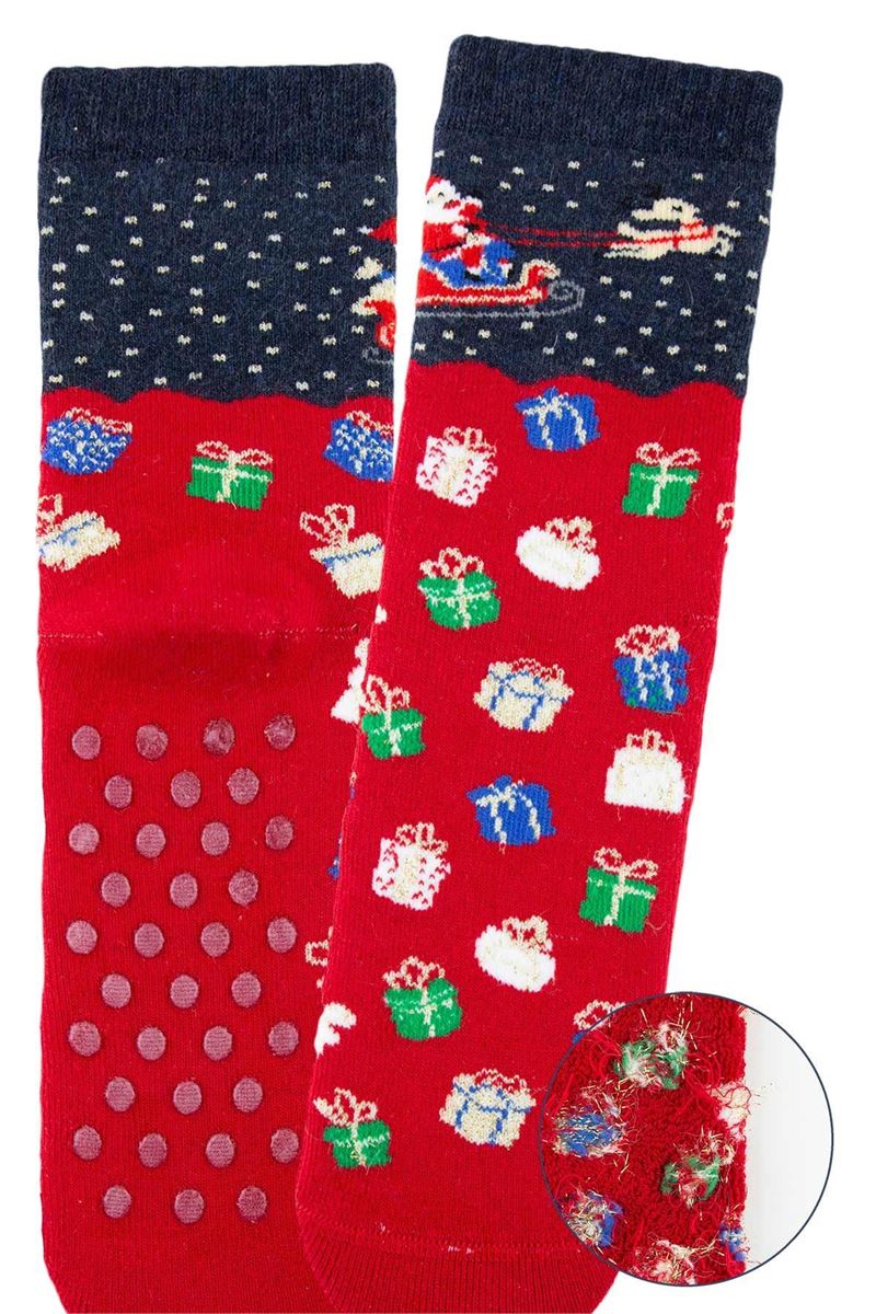 BROSS CHRISTMAS GIFTS GIRLS’ TERRY SOCKS ASORTY