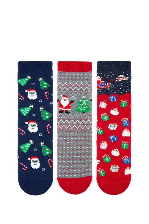 Chrıstmas Gıfts Gırls’ Terry Socks 12