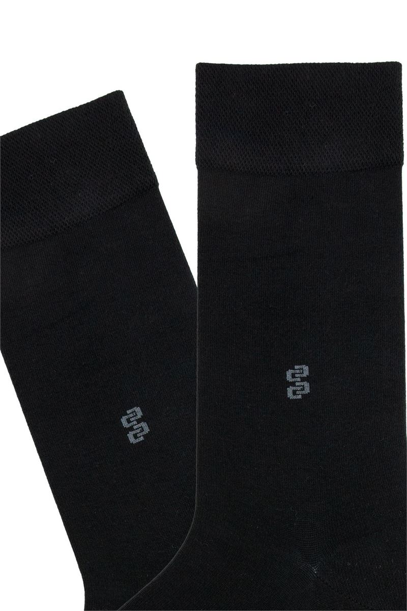 BROSS MEN S SOCKS WITH HIGH COTTON RATIO BLACK