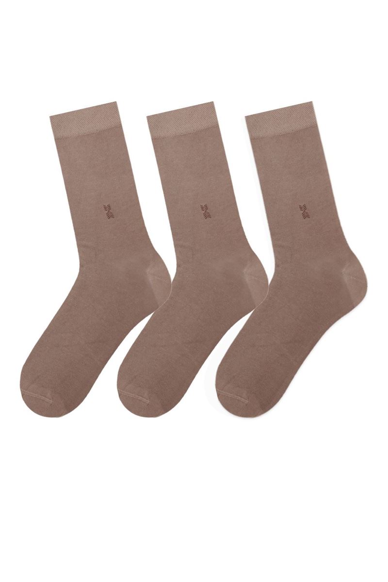 BROSS MEN S SOCKS WITH HIGH COTTON RATIO MINK