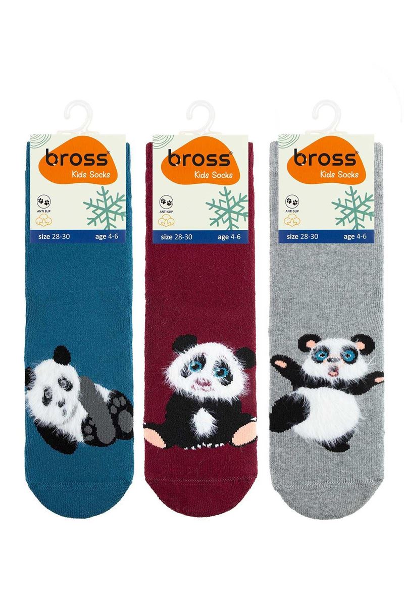 BROSS PANDA BOYS’ TERRY SOCKS ASORTY