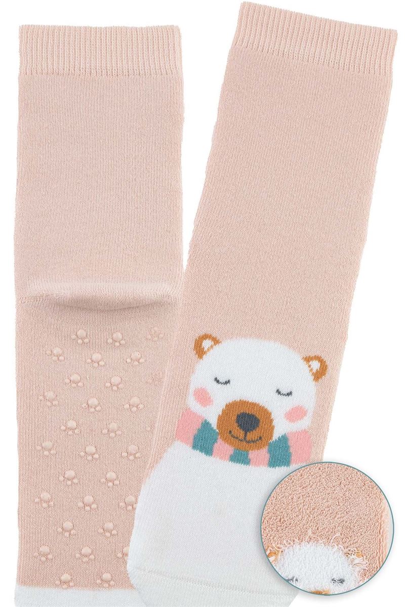 BROSS POLAR BEAR GIRLS’ TERRY SOCKS ASORTY