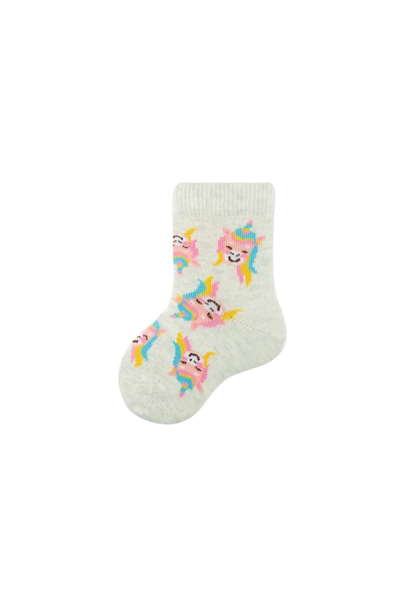 BROSS BABY GIRL ANKLE SOCKS PEG PATTERNED ASORTY