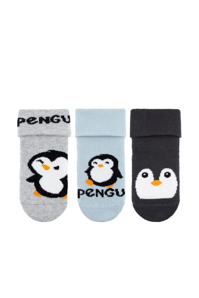 BROSS PENGUINS BABY BOYS’ TERRY SOCKS ASORTY