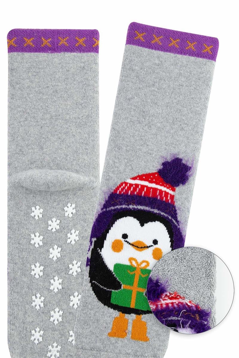 BROSS PENGUIN GIRLS’ TERRY SOCKS ASORTY