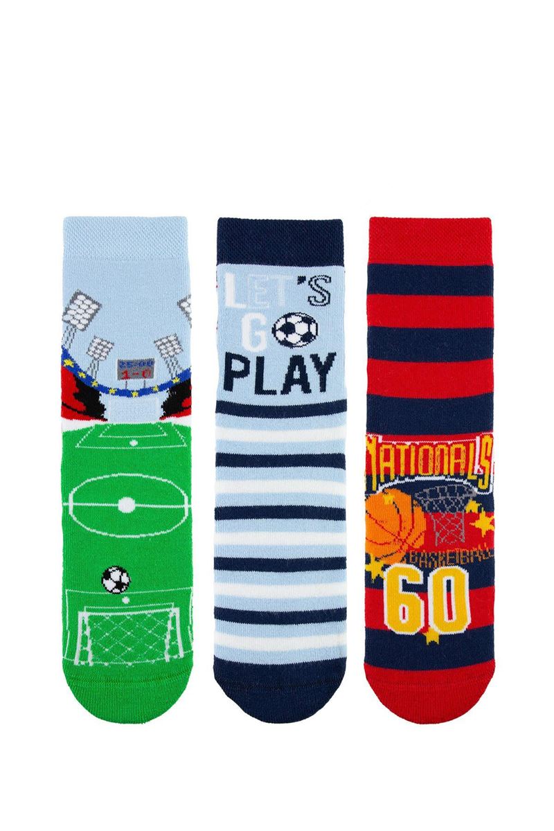 BROSS FOOTBALL BOYS’ TERRY SOCKS ASORTY