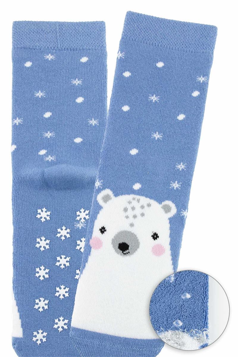 BROSS COLD ANIMALS BOYS’ TERRY SOCKS ASORTY